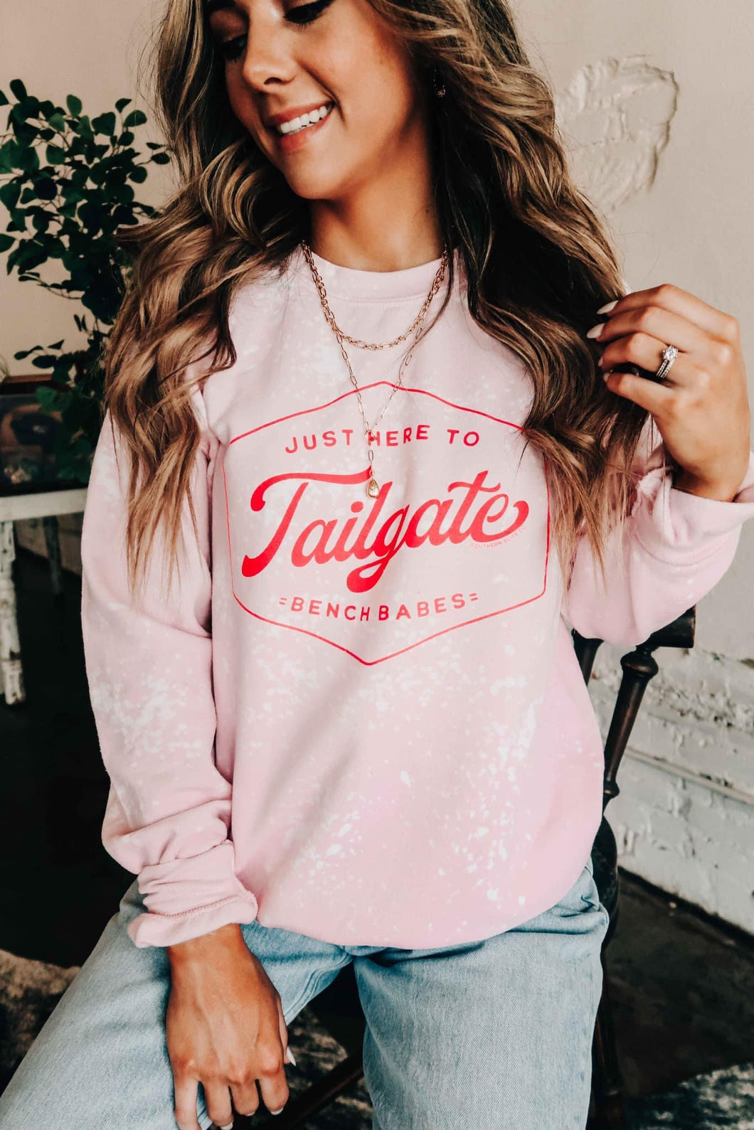 Pink Tailgate Sweatshirt