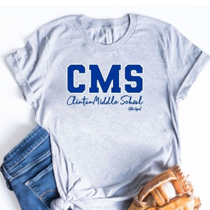 CMS Blue T-Shirt - Athletic Heather