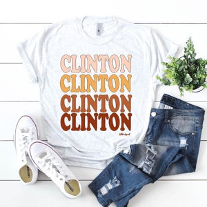 Clinton Vintage Multi T-Shirt - Ash