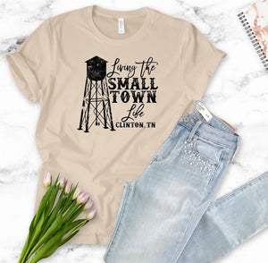 Loving the Small Town Life T-Shirt - Heather Tan