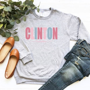 Clinton Pastel Sweatshirt - Grey