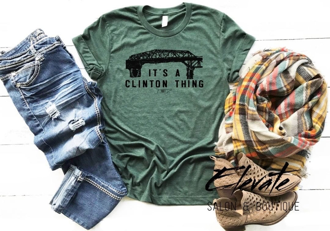 Clinton Green Bridge T-Shirt