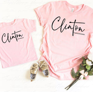 Clinton Tennessee T-Shirt - Pink