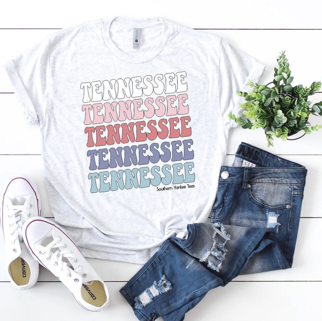 Tennessee Multi Font T-Shirt