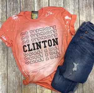 Clinton Bleached T-Shirt