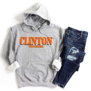 Clinton Hoodie - Bold Font